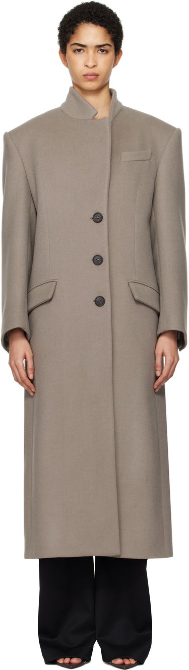 Frakker The Attico Attico Long Coat Grå | 250WCC00081 WWV058AA, 0