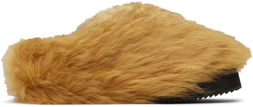 Tøj The Attico Attico Mini Robin Sabot Slippers Brun | 250WSH00855 LBT119AA