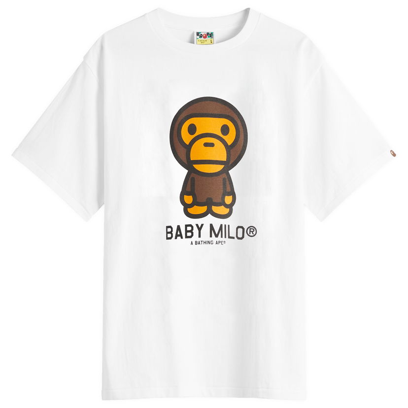T-shirt BAPE Bathing Ape Baby Milo Graphic Tee Hvid | 002TEL301001M-WHT