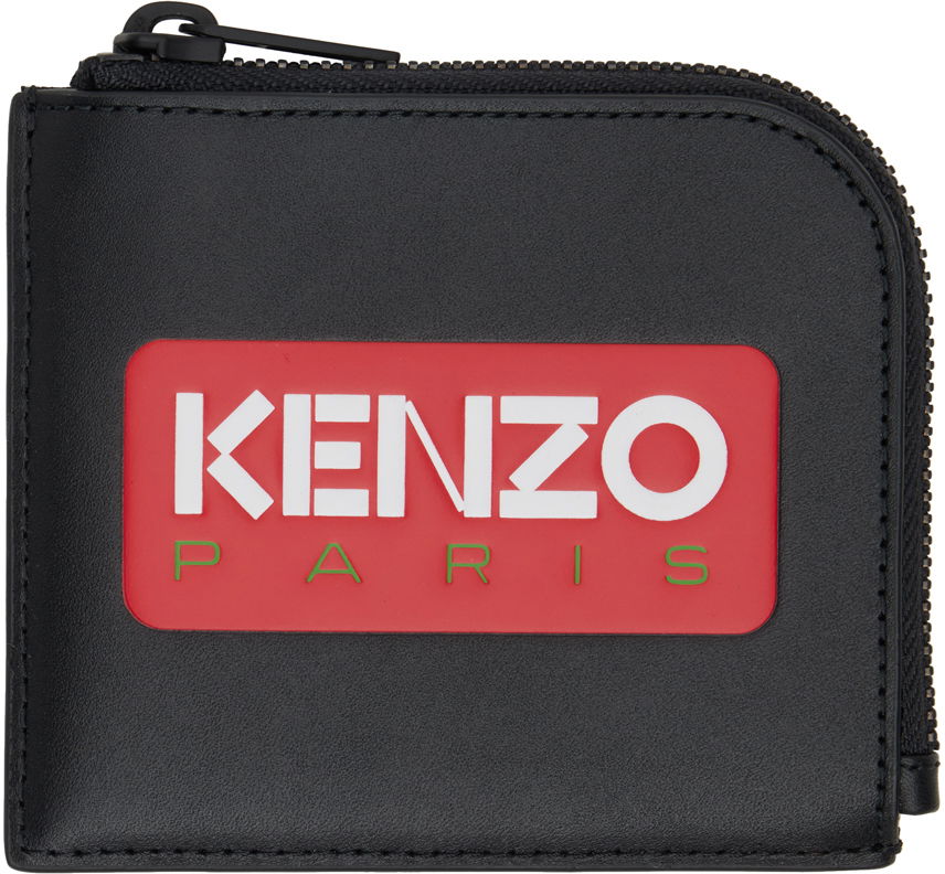 Tegnebog KENZO Paris Leather Sort | FD55PM823L41, 0