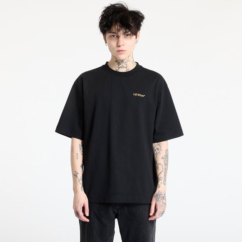 T-shirt Off-White Off-White Tape Arrow Skate Short Sleeve T-Shirt Sort | OMAA120S25JER00D1022