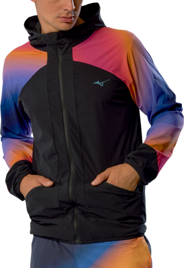 Jakke Mizuno Mizuno Active Alpha Hanabi Hooded Jacket Flerfarvet | j2gec503-97, 0