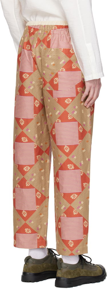 Joggingbukser Ranra RANRA Print Collector Trousers Orange | AMSS25TP01605, 2