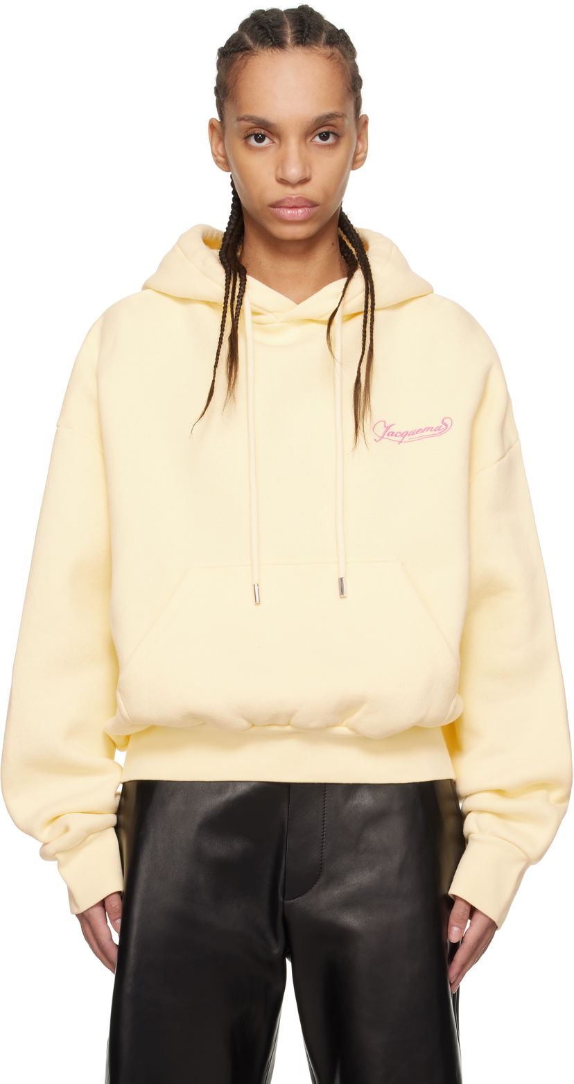 Sweatshirt Jacquemus Jacquemus 'The Corto' Hoodie Gul | 25E251JS217-2465