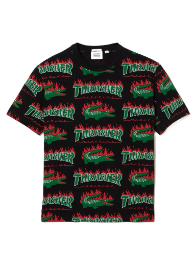 T-shirt Lacoste x Thrasher Oversized T-Shirt Sort | TH7107L-031