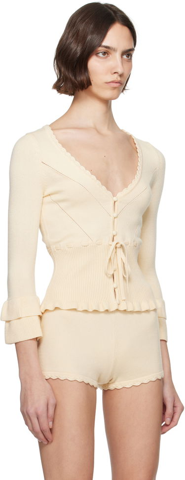 Sweater GUIZIO Guizio Mathilde Knitted Cardigan Rød | S25111S052, 4
