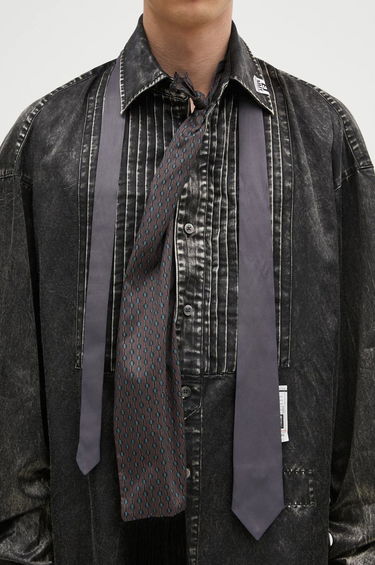 Skjorte Maison MIHARA YASUHIRO Maison MIHARA YASUHIRO Accessories Mixed Relaxed Longsleeve Shirt Grå | J13SH185, 3