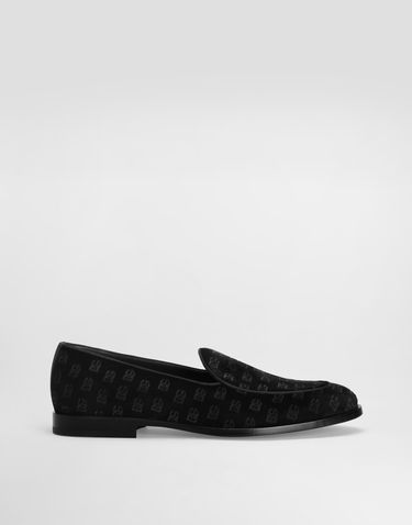 Tilbehør Dolce & Gabbana Dolce & Gabbana Velvet Loafers Sort | A50680A656980999, 0