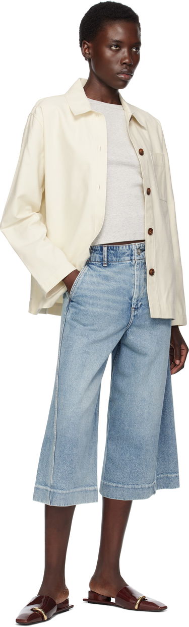 Jakke rag & bone Rag & Bone Savannah Shirt Jacket Hvid | WAW25P20023902, 3