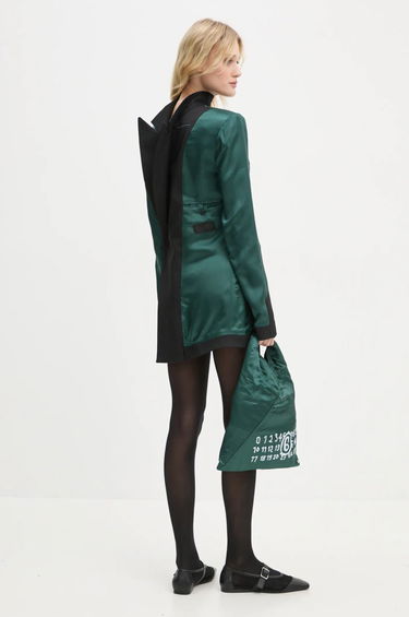 Kjole Maison Margiela Green Satin Mini Dress Grøn | S62DA0036.S41355, 1