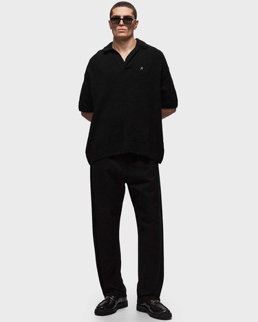 Polo skjorte Represent Clo Represent BOUCLE TEXTURED KNIT POLO Sort | MLM305-01, 1
