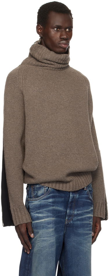 Sweater Helmut Lang Suitcase Turtleneck Sweater Brun | O06HM797, 1