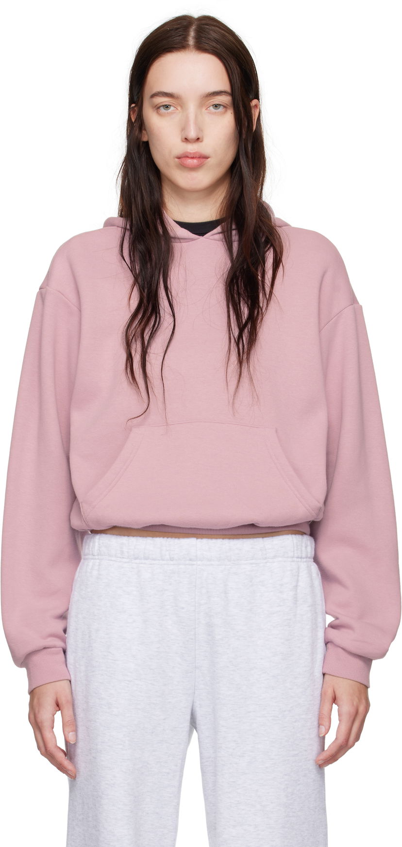 Sweatshirt SKIMS Fleece Classic Hoodie Lyserød | TP-PLO-4475