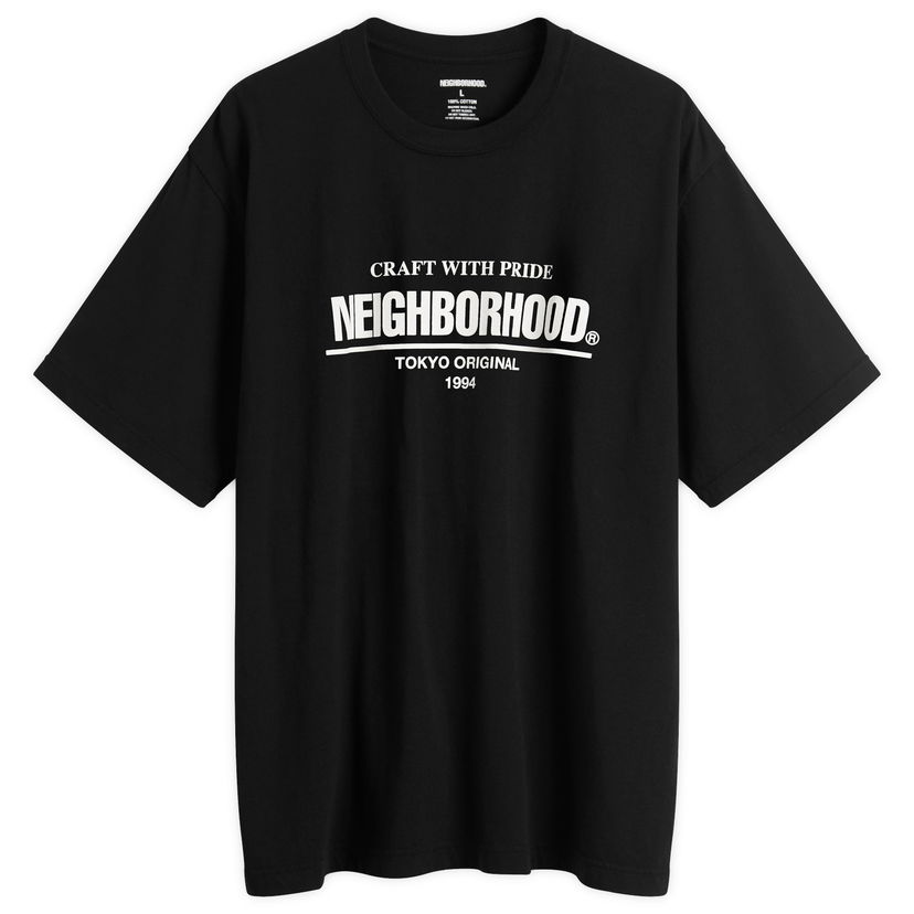 T-shirt Neighborhood Classic Logo T-Shirt Sort | 252PCNH-ST01-BLK