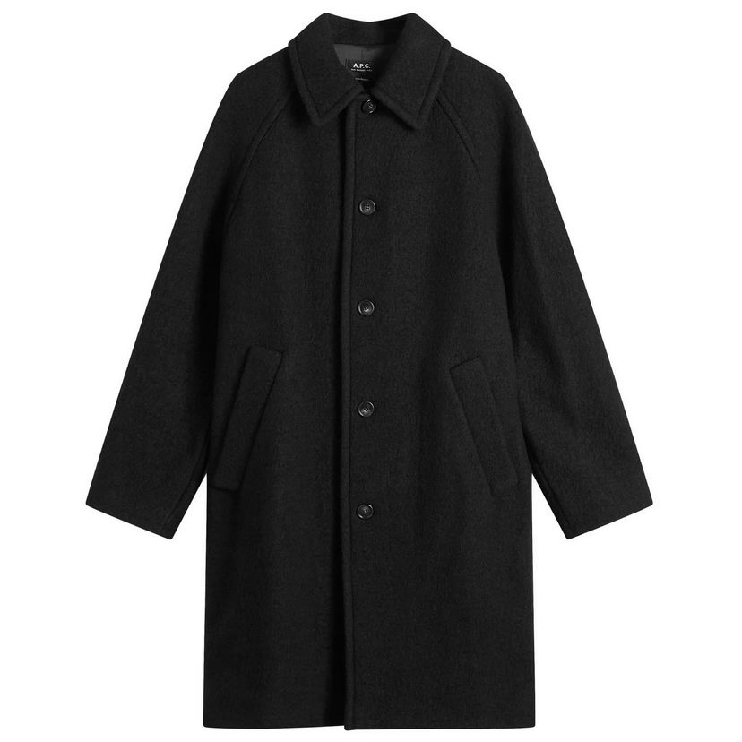 Frakker A.P.C. Gaston Felted Wool Overcoat Size Small Sort | WVBEH-H01516-LZZ