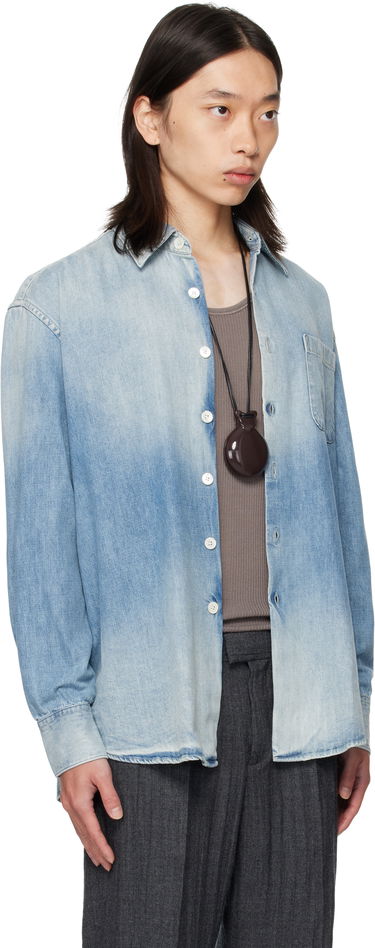 Skjorte OUR LEGACY OUR LEGACY Above Denim Shirt Blå | M4252AC, 1