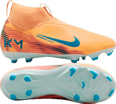 Sneakers og sko Nike Zoom Mercurial Superfly 10 Academy Kylian Mbappé FG/MG Orange | hf3417-801, 3