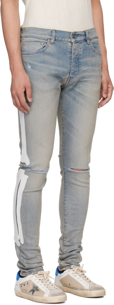 Jeans AMIRI AMIRI Bones Slash Jeans Blå | AMDNSY1157, 1