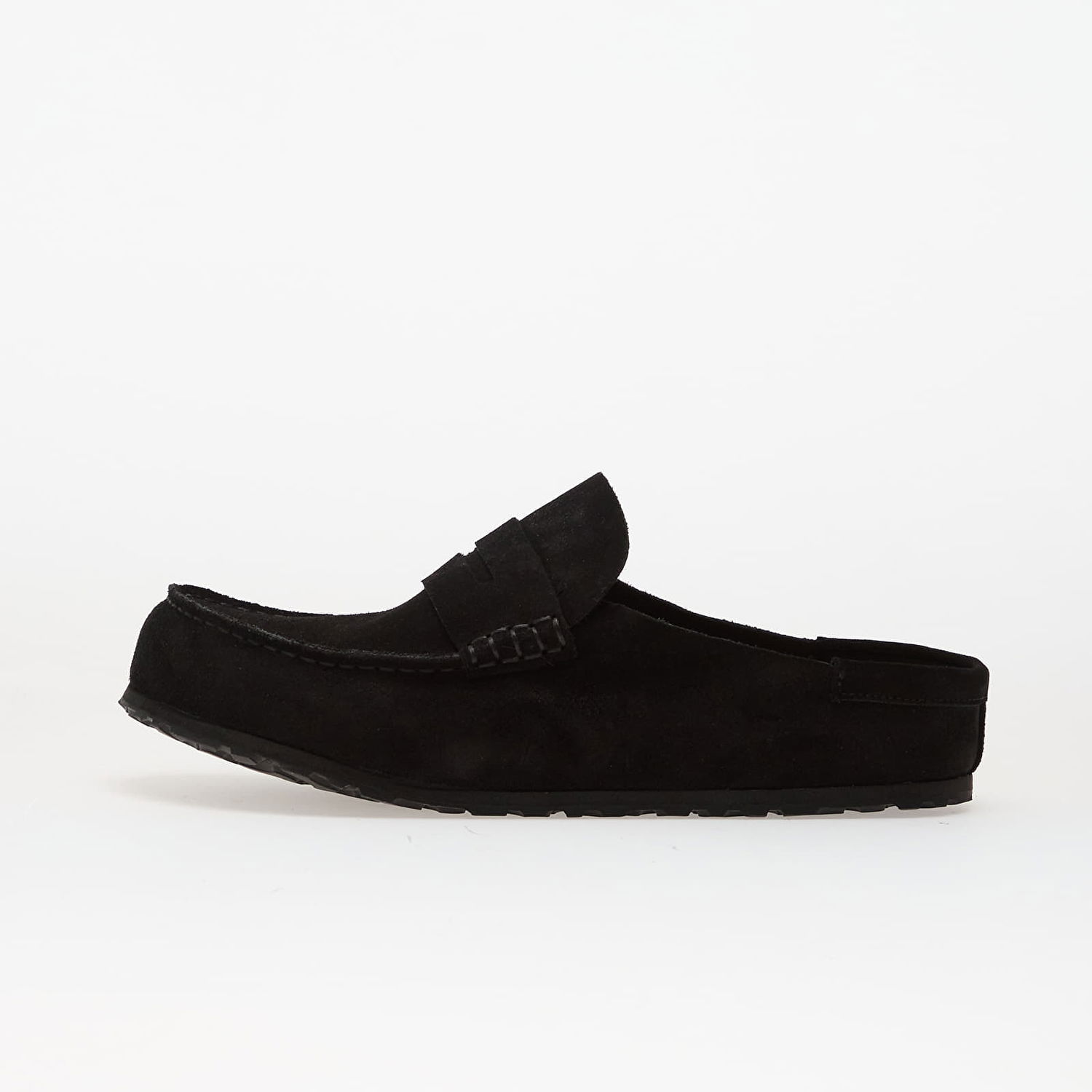 Sneakers og sko Birkenstock Birkenstock Naples Wrapped Suede Leather Mules Sort | 1030795, 0