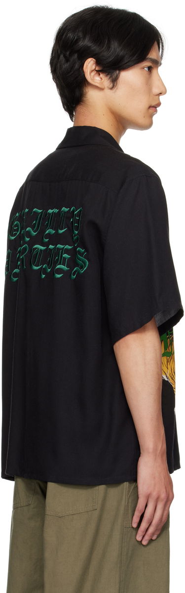 Skjorte WACKO MARIA WACKO MARIA Tim Lehi Tiger Print Shirt Sort | 25SS-WMS-HI07, 2