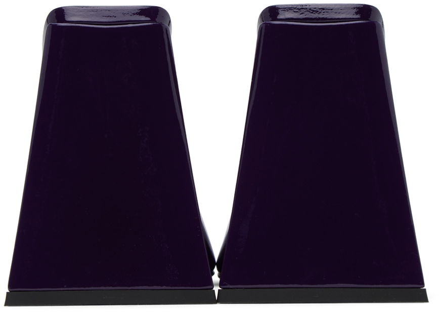 Tilbehør The Attico Attico Devon Patent Leather Heeled Mules Lilla | 241WS000 L002, 1