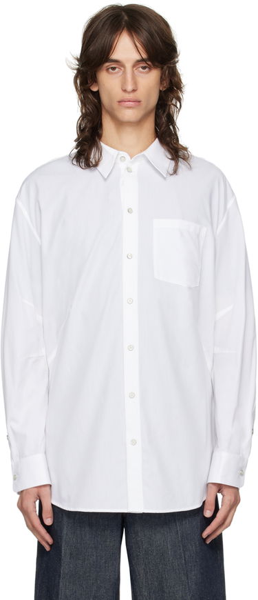 Skjorte Helmut Lang Helmut Lang Apex Oversized Shirt Hvid | O06HM599, 0