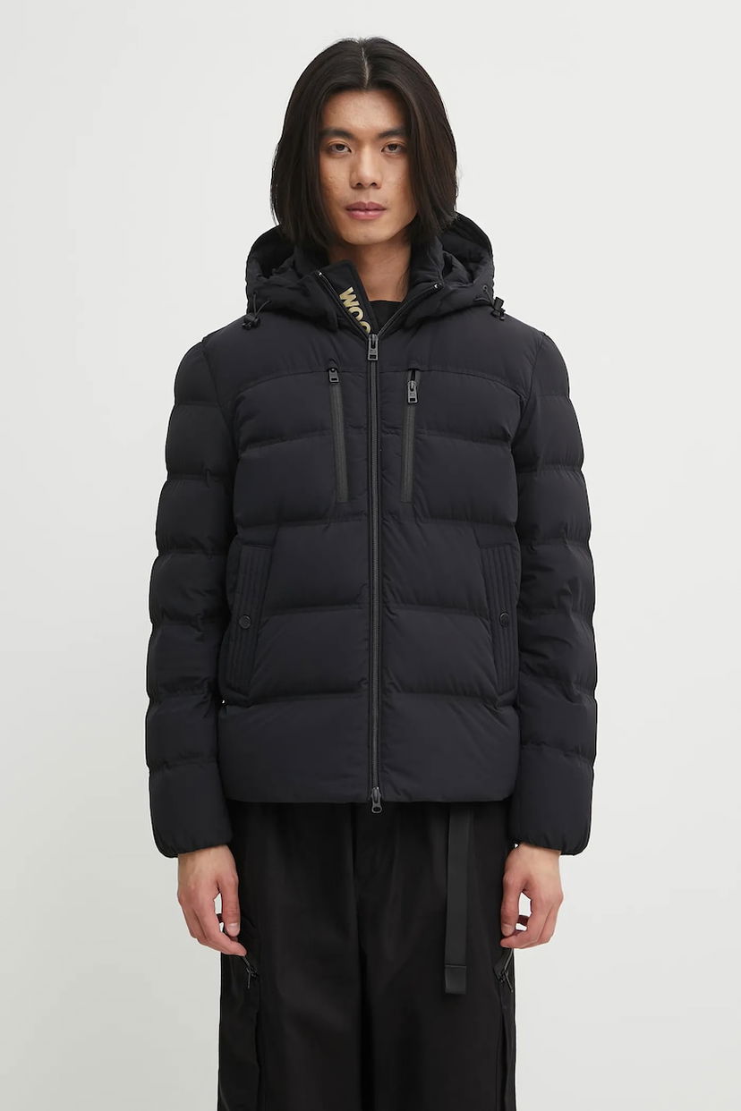 Puffer jakke WOOLRICH Woolrich Matt Stretch Puffer Jacket Sort | CFWOOU2088MRUT3107