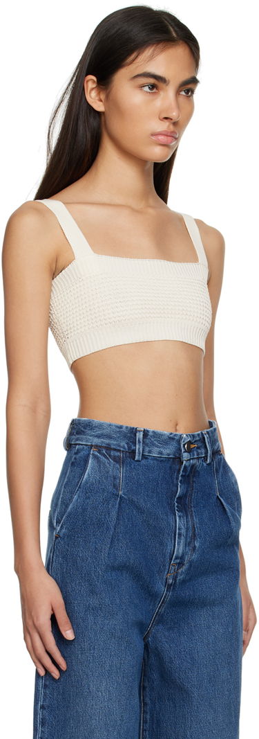 Tanktop Loulou de Saison Loulou de Saison Senna Tank Top Hvid | SENNA, 1