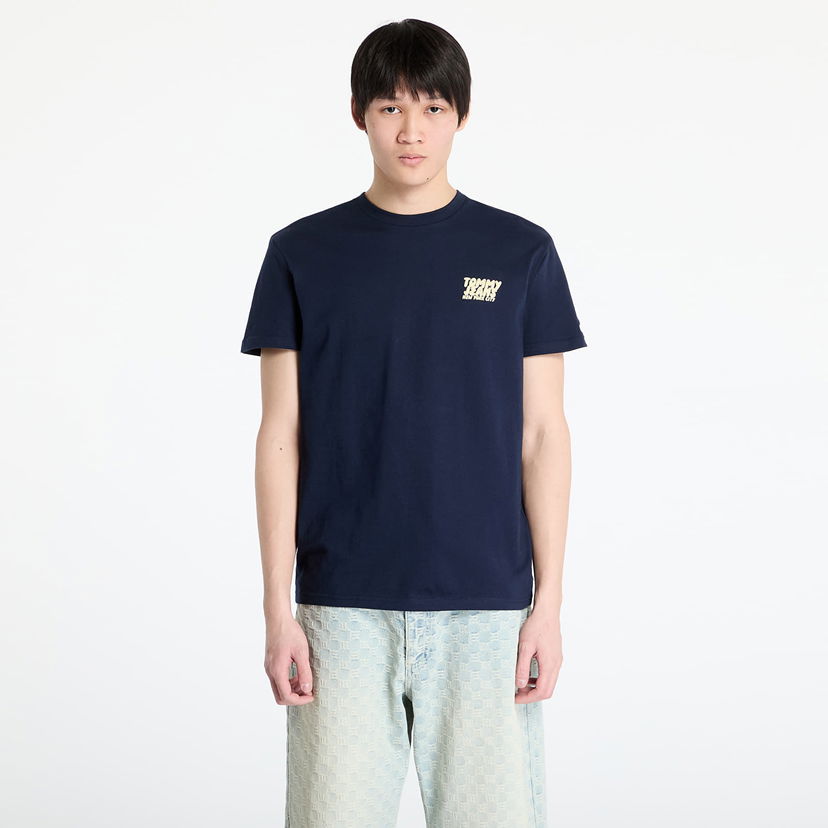 T-shirt Tommy Hilfiger Tommy Jeans Regular Bubble Back T-Shirt Mørkeblå | DM0DM21864 C1G