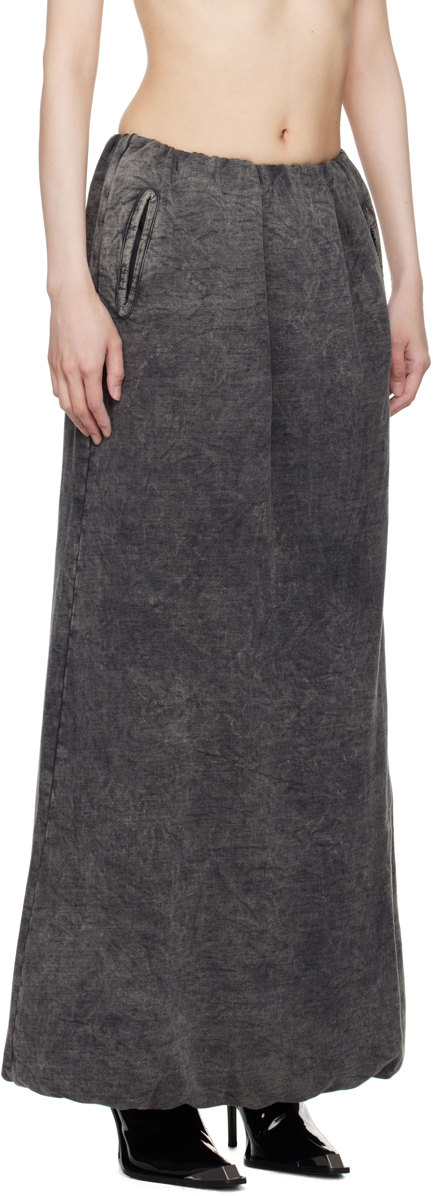 Nederdel Diesel O-Tulip Maxi Skirt Grå | A16524 0EGBV, 1