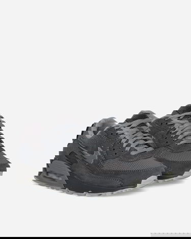 Sneakers og sko Nike Air Max 90 Velcro Heel Patch Anthracite Sort | HM0956-001, 3