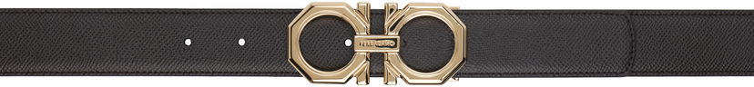 Bælter FERRAGAMO Ferragamo Reversible Adjustable Gancini Belt Sort | 780273