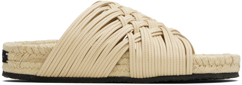 Sneakers og sko Stella McCartney Stella McCartney Gaia Alter Mat Platform Sandals Beige | 810531APADB0