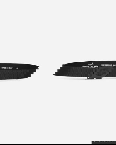 Bælter Stone Island Nylon Webbing Belt with Logo Buckle Sort | K2S15-9300003-S0071 V0029, 2