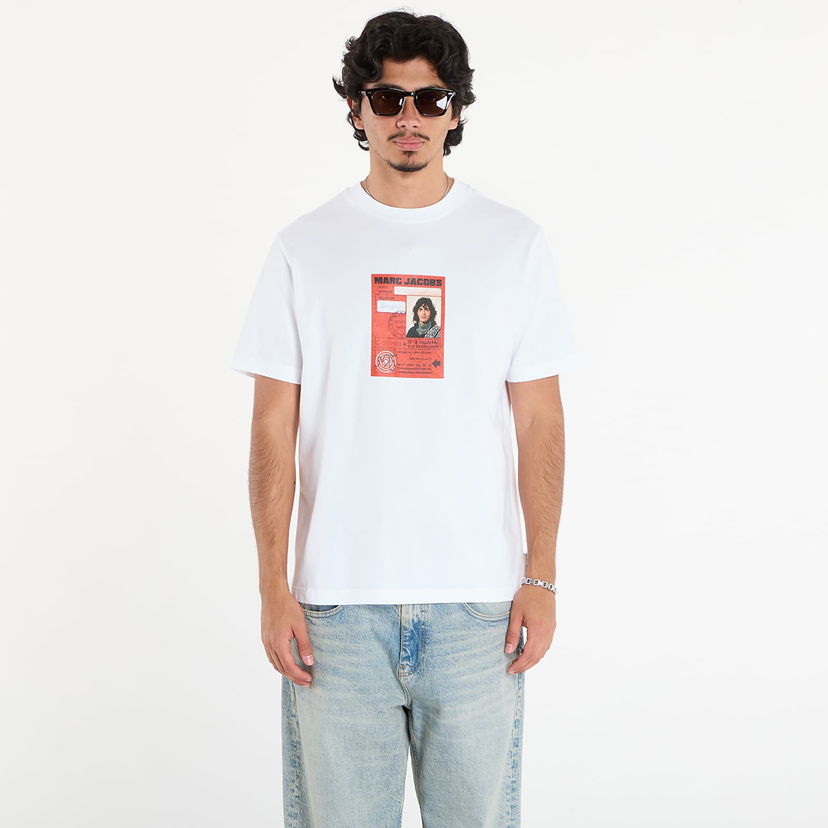 T-shirt A.P.C. A.P.C. x Marc Jacobs T-Shirt Hvid | COHKS-M26553 AAB