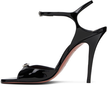 Tilbehør Amina Muaddi Amina Muaddi Adut Heeled Sandals Sort | ADUT SANDAL, 2