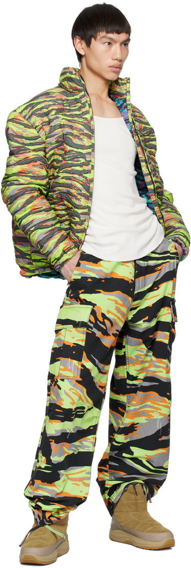 Puffer jakke ERL ERL Camo Down Jacket Grøn | ERL06C003, 3