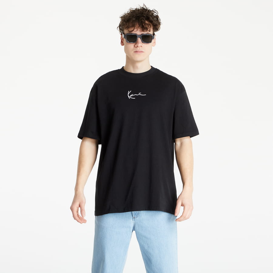 T-shirt Karl Kani Signature Tee černé Sort | 6060584, 0
