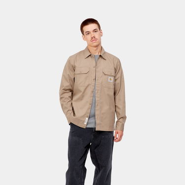 Skjorte Carhartt WIP L/S Master Shirt "Leather" Beige | I027579_8Y_XX, 0