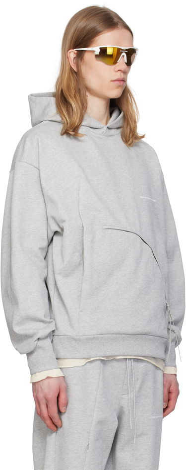 Sweatshirt Post Archive Faction (PAF) Post Archive Faction (PAF) 8.0 Center Hoodie Grå | 8.0 THC-G, 1