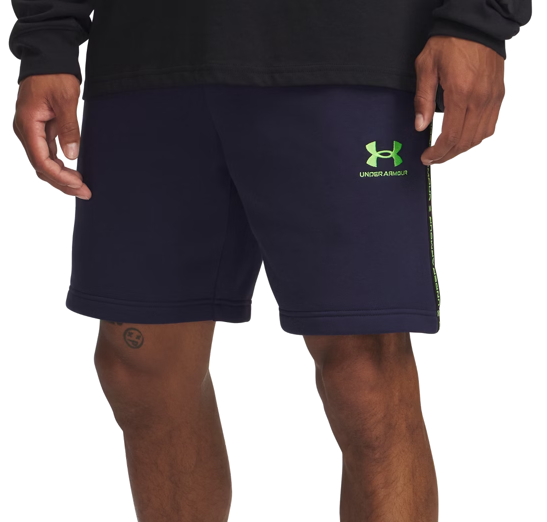 Shorts Under Armour Under Armour UA Icon Fleece Taping Shorts Mørkeblå | 1390299-411, 0