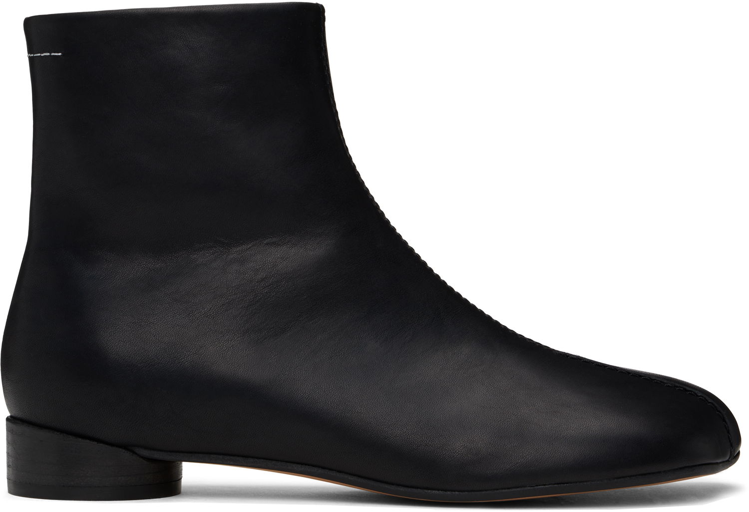 Sneakers og sko Maison Margiela MM6 Maison Margiela Stitch-Out Ankle Boots Sort | SH1WU0010 P5000, 0