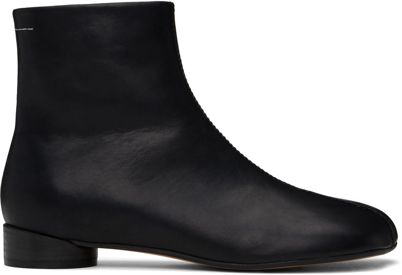Sneakers og sko Maison Margiela MM6 Maison Margiela Stitch-Out Ankle Boots Sort | SH1WU0010 P5000