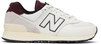 White & Burgundy 574