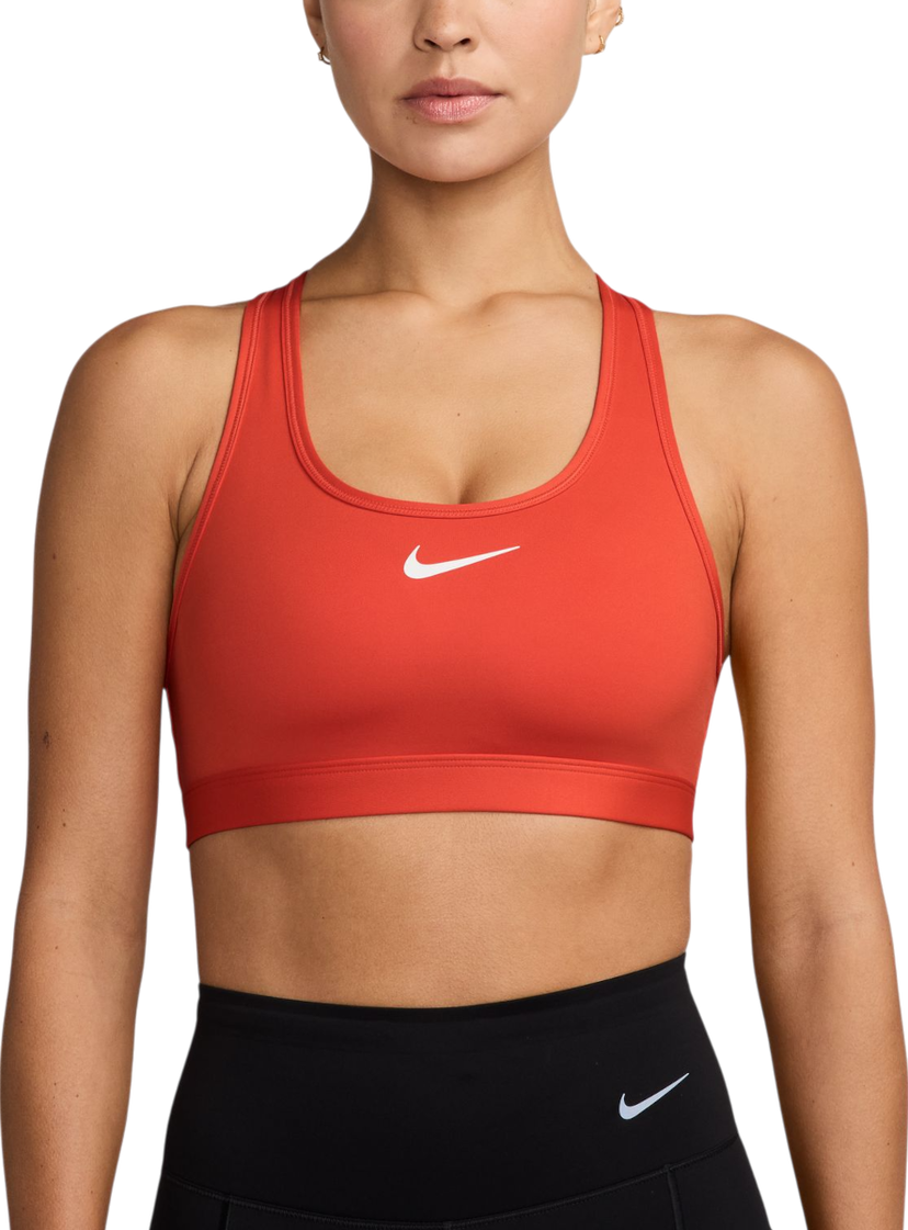 Bh Nike Swoosh Medium Support Sports Bra Rød | dx6821-633