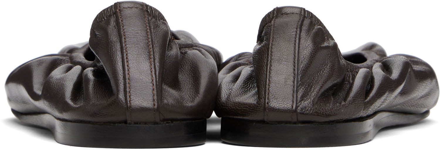 Tøj The Row The Row Liisa Ballerina Flats Brun | F1577-SL1, 1