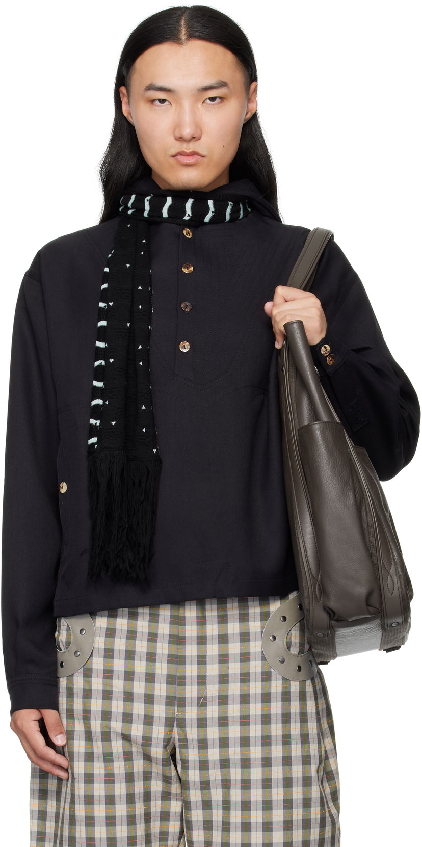 Sweatshirt KIKO KOSTADINOV Kiko Kostadinov Slatina Hooded Sweatshirt Sort | KKAW25TP04-63