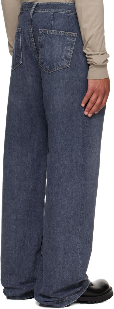Jeans Rick Owens Jeans Faded Wide-Leg DRKSHDW Concordians Geth Blå | DU02E7351 DGY, 2
