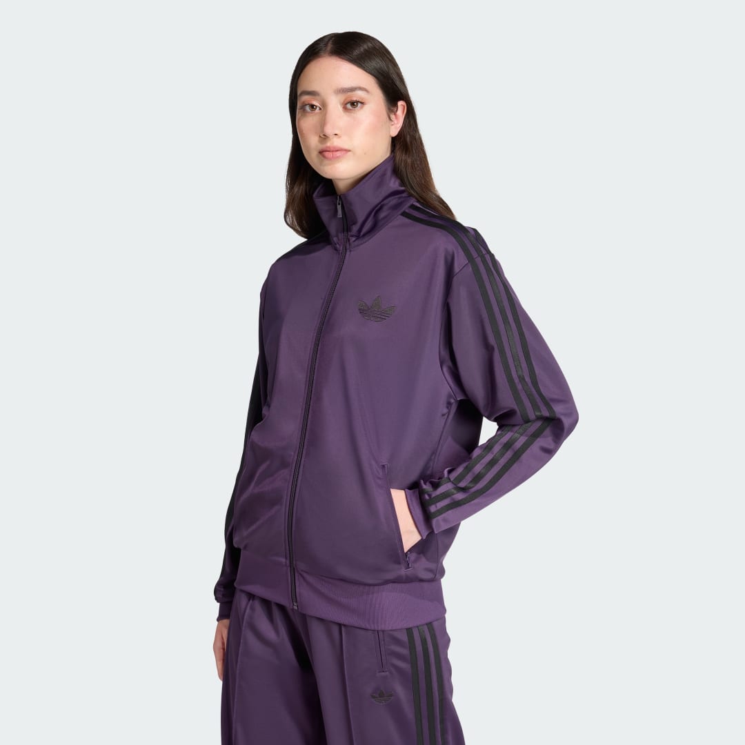 Jakke adidas Performance Adicolor Classic Firebird Loose Track Jacket Lilla | JX7867, 0