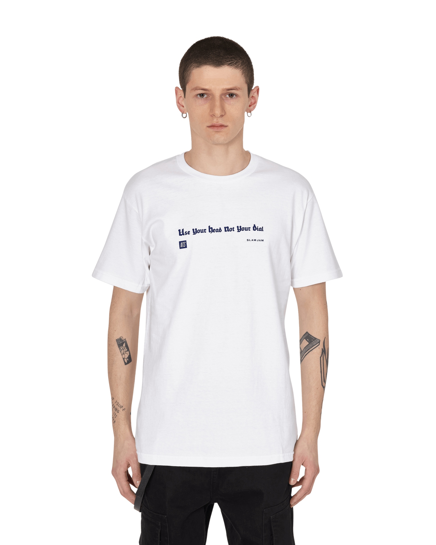 T-shirt NTS Slam Jam Gremlin Tune Hvid | NTSGREMTEE 001, 0